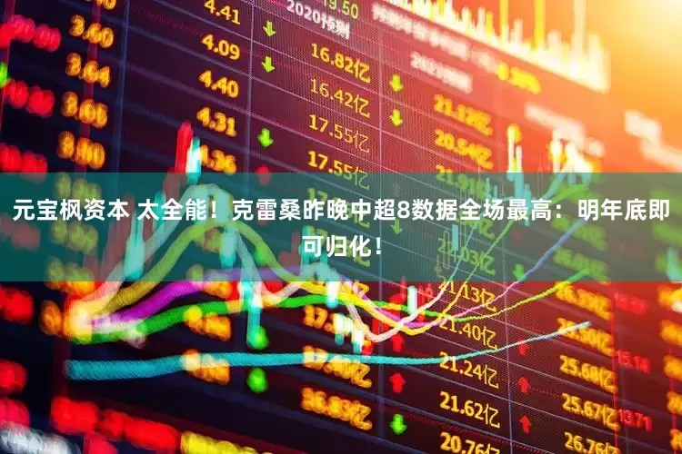 元宝枫资本 太全能！克雷桑昨晚中超8数据全场最高：明年底即可归化！